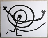 Dança 2 2012 Dibuix tinta xina 37x45cm