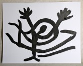 Dança 3 2012 Dibuix tinta xina 37x45cm