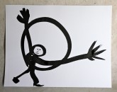 Dança 4 2012 Dibuix tinta xina 37x45cm