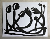 Dança 6 2012 Dibuix tinta xina 37x45cm