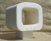 Rectàngle Cub 2011 Vista 1 Alabastre 29x24x24cm